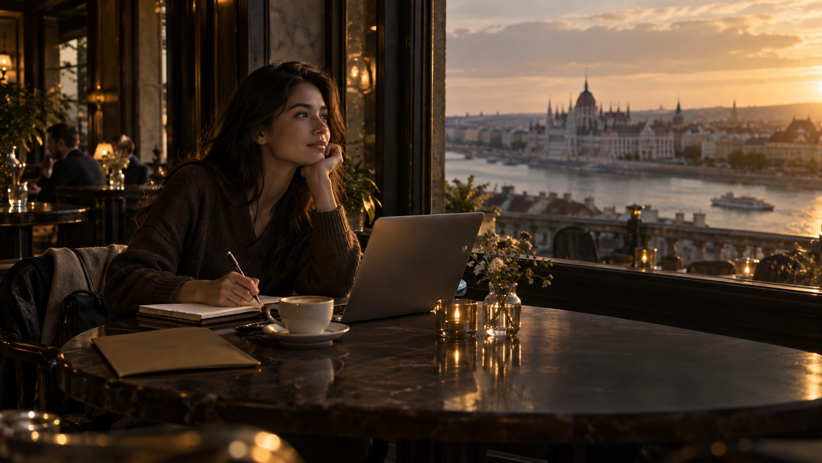 Prospective student planning her study journey in Budapest